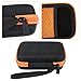 co2CREA Hard Case replacement for Korg Monotron Delay Duo Analog Ribbon Synthesizer (Black Case + Orange Zipper)