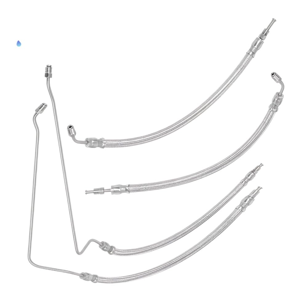 Dhhpchbxz Onecolor Trim Ram Hydraulic Cylinder Hose 32-864959 32-864588 32-99904Q*2 Compatible With Mercruiser Bravo1 Bravo2 Bravo3 Replacement For Sierra 18-2137 18-2136