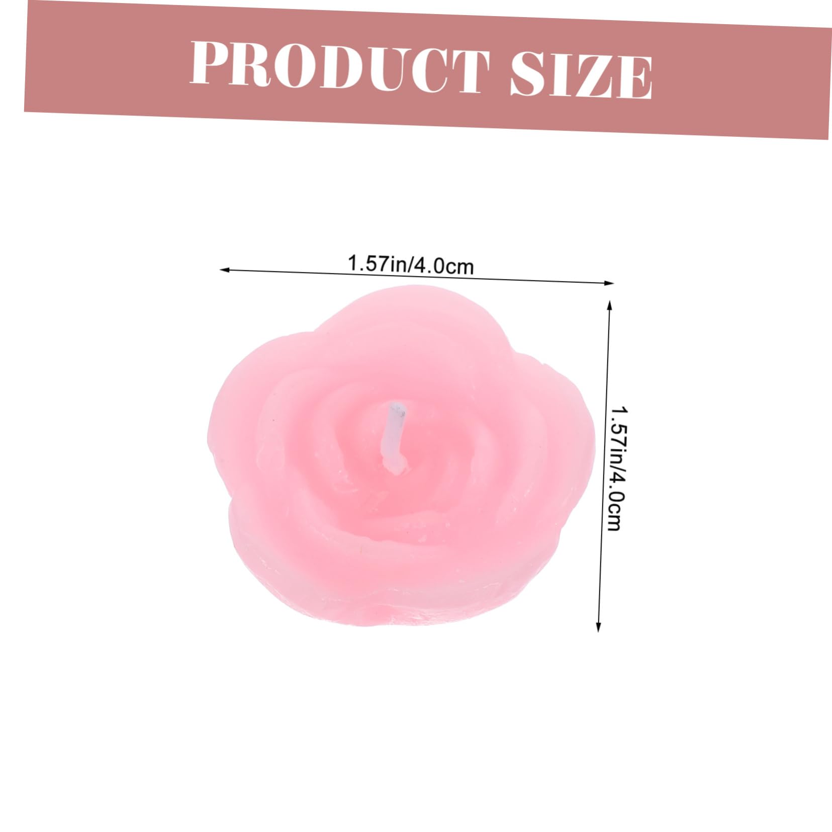 Zerodeko 18pezzi Candele Galleggianti Rosa Per Decorazioni Nuziali e Feste Candele Fluttuanti Aromatiche Per Atmosfere Romantiche e Arredamento Domestico