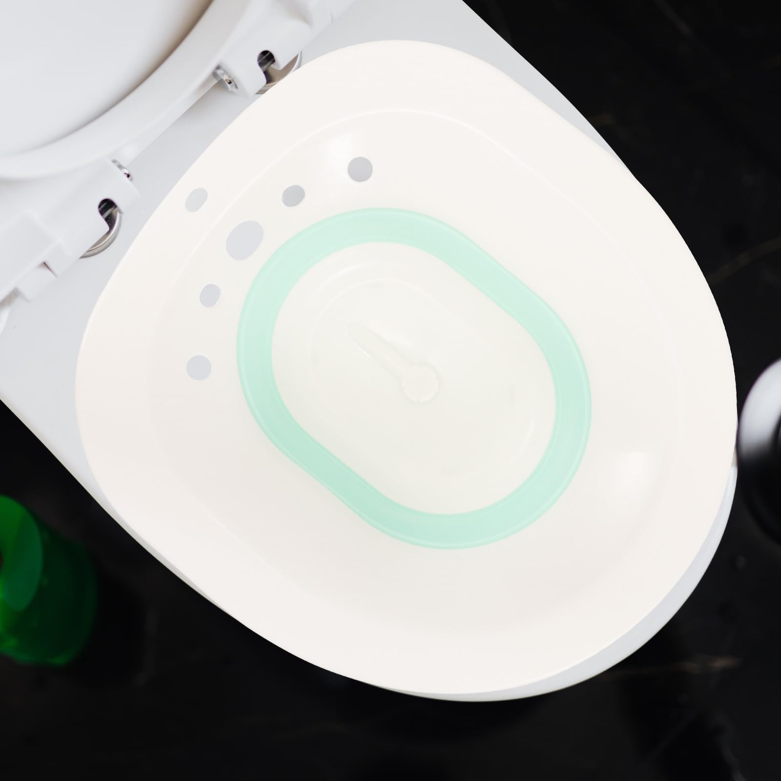 COLLBATH Bidet Portatile Pieghevole Bacinella per in Pp e Facile da Riporre e Salvaspazio per Donne e Anziani per Post-operatoria e Quotidiana