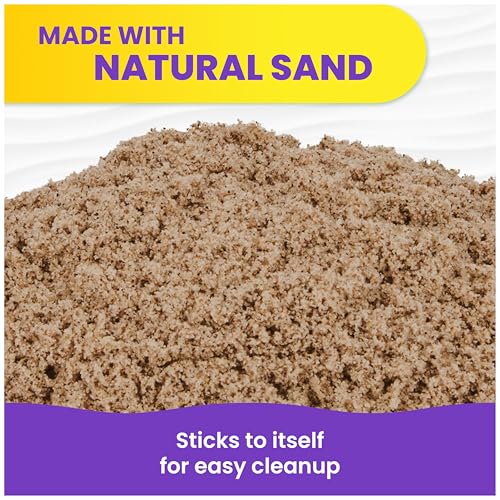 Image of Kinetic Sand 3.25lb Beach Sand Amazon Exclusive, Sensory Toys, Ages 3+ | Moldable Play Sand with Realistic Texture, Refill Playsets & Sensory Bins, Creative Open-Ended Play, Birthday Gifts for Kids