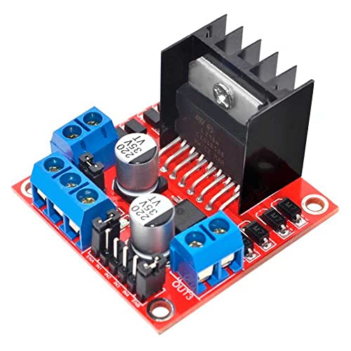 OcioDual Controlador L298N Motores DC PAP Driver Stepper Doble puente H para Electrónica Robótica Proyectos Raspberry PIC AVR
