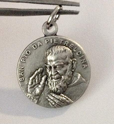 LOT OF 3 (THREE) SAINT PIO OF PIETRELCINA (PADRE PIO) MEDALS - THE PATRON SAINTS MEDALS - 100% MADE IN ITALY3