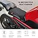SaferCCTV Motorcycle Seat Cushion Air Cooling 3D Mesh Motorcycle Seat Pad,Butt Protector Pads,Motorcycle Cool Seat Cover,Breathable Motorcycle Seat Cover,Size S