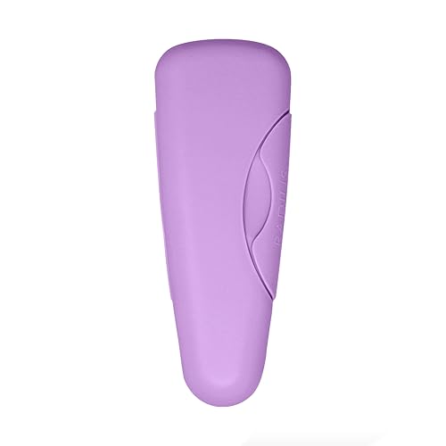 RADIUS Razor Estuche de viaje, plástico reciclado sin BPA, portátil para baño, escuela, hogar, campamento, lavanda