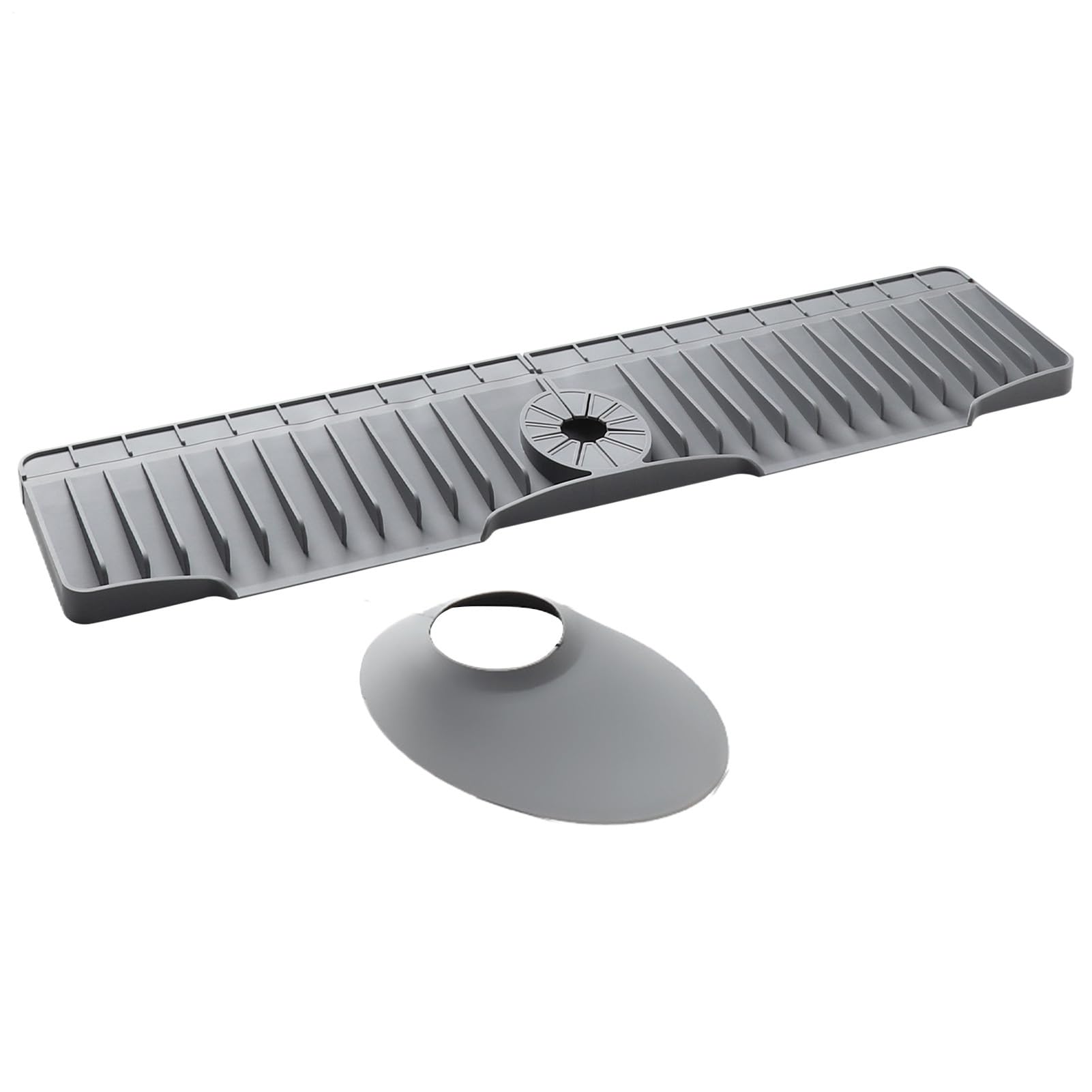 Protection d'évier de cuisine contre l'eau stagnante tapis silicone incliné anti-éclaboussures