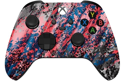 Image of Custom Controllerzz Wireless Controller for Microsoft Xbox Series X /S & Xbox One - Custom Soft Touch Feel - Custom Series X /S Controller (X /S Glacier Burn)