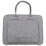 BATHVEVE Leichte und Verschleißfeste Laptop Schutzhülle aus Filz mit Stilvollem Design Große...
