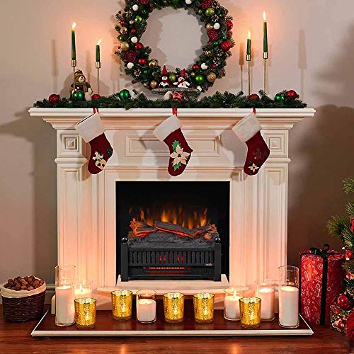 DEVI Gold Votive Candle Holders(24pcs)- Mercury Glass Tealight Candle Holder Bulk- Centerpieces for Wedding Table,Party and Home Decor - Thumbnail 4