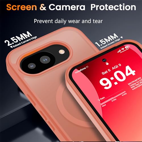 Image of WRJ Magnetic Case for Google Pixel 10a 6.3-Inch, Orange