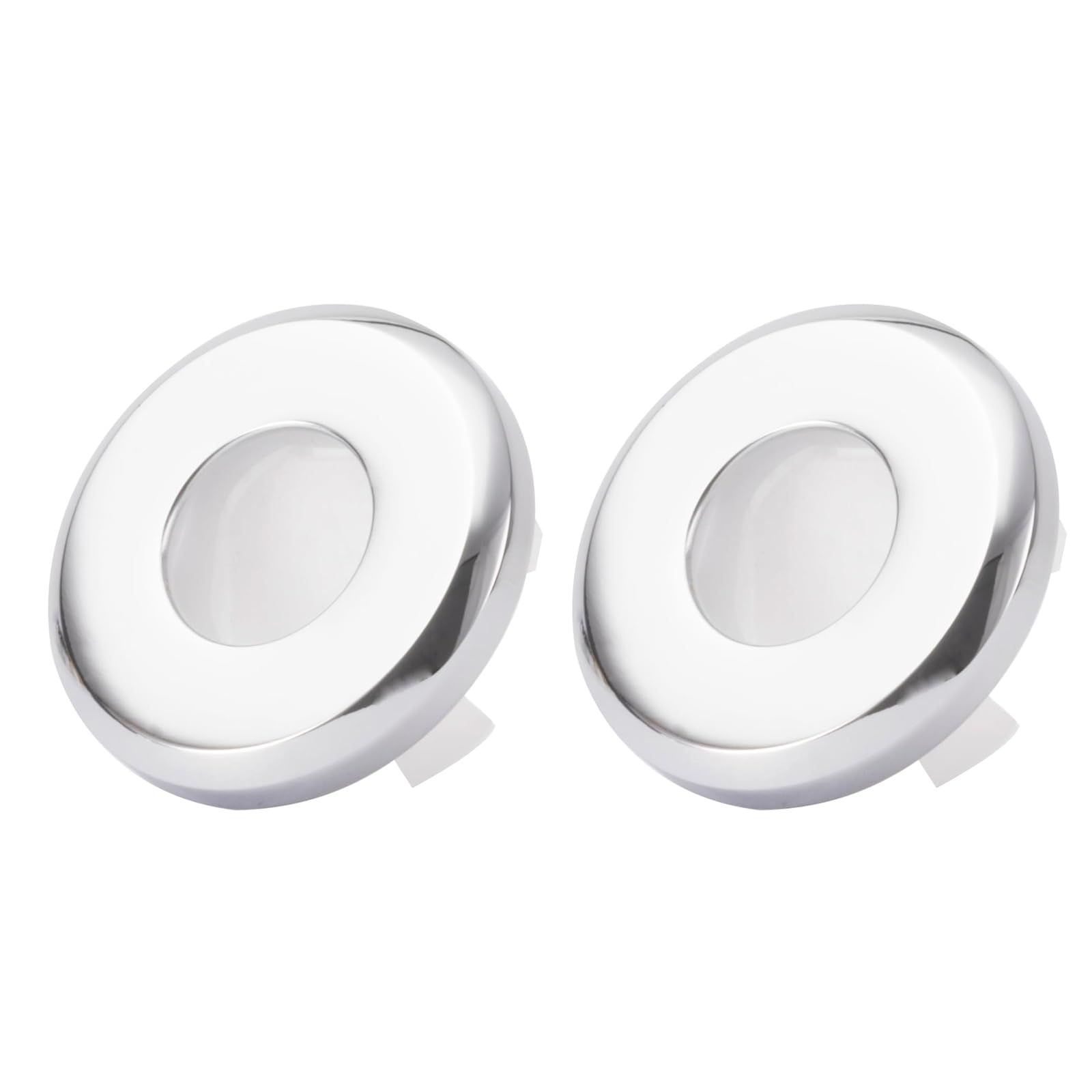 Msioytog Silver Sink Trim Rings Sink Hole Round Cover Replacement Basin Tidy Overflows Drain Cap Cover For Bathroom Bathroom Rings Covers