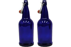 Cobalt Blue Glass Bottles with EZ Cap Kombucha