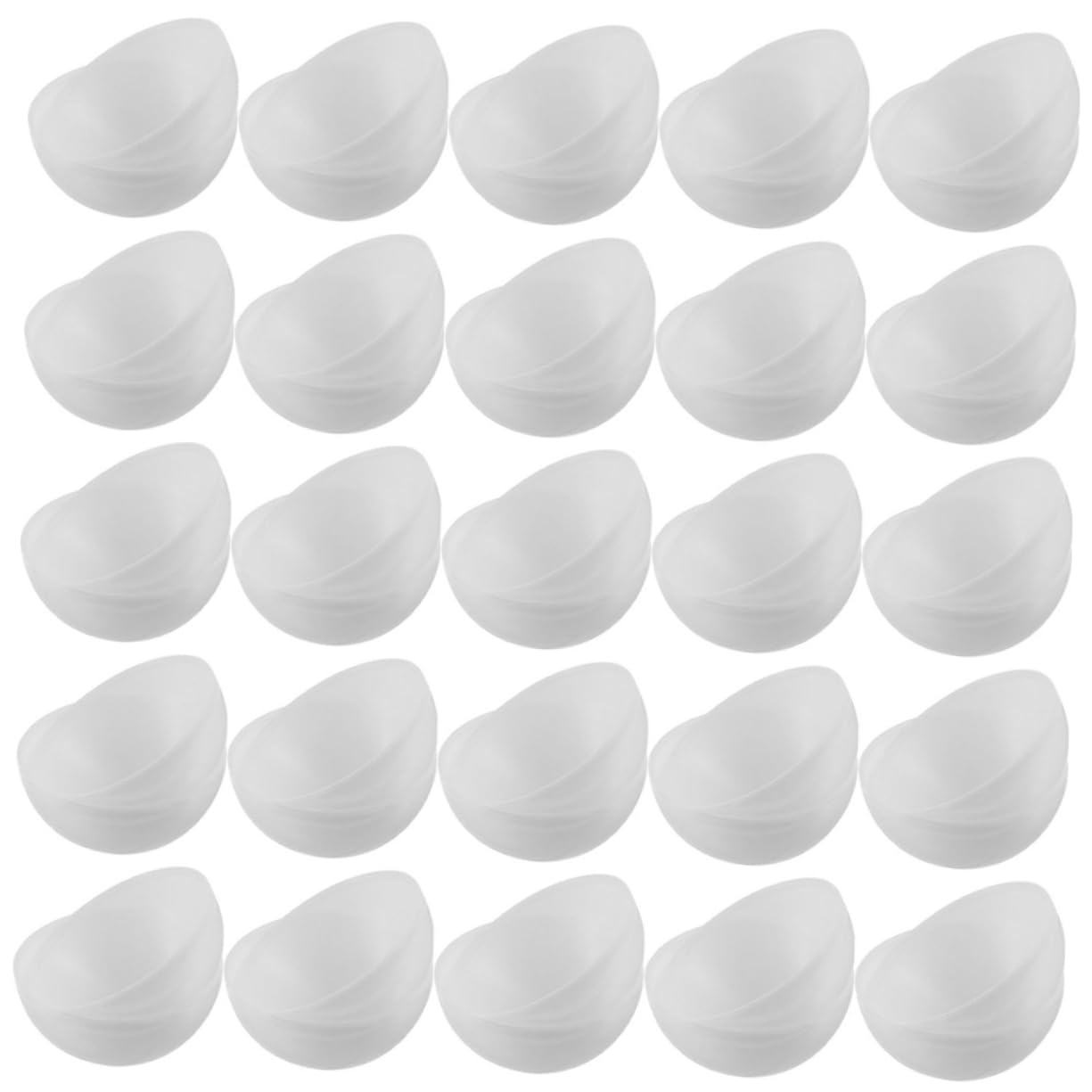 NAMOARLY Reusable Small Raffle Balls 40pcs Game Balls White Seamless for Easy Drawing