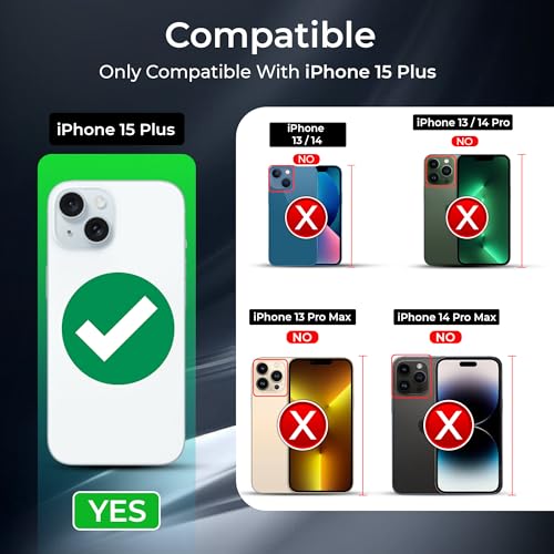 Image of A rtistque Clear Back Cover Case for iPhone 15 Plus | Compatible | Acrylic | Transparent Case | Shockproof TPU | Stylish Protective Design - Transparent