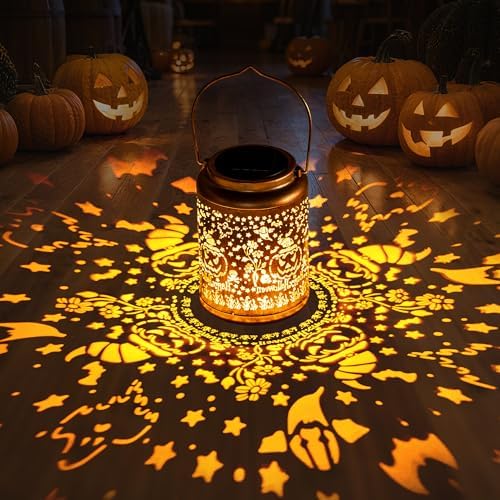 Pumpkin Solar Lanterns Outdoor Waterproof, Christmas Decorations Outdoor, For Patio/Yard/Garden/Outside/Indoor Decor Birthday Gifts for Women/Men