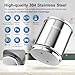 8-Stage Gravity Water Filtration System 3.0 Gallon-304 Stainless Steel Countertop System with 4 Filters and StandReduce 99.9% Chlorine, NSF/ANS 42 Certifcation