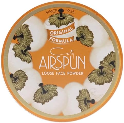 Coty Airspun Loose Face Powder 2.3 Ounce Honey Beige Light Peach Tone Loose Face Powder, for Setting or Foundation, Lightweight, Long Lasting, Pack of 1