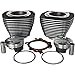 Revolution Performance 107" Big Bore Kit Black with Highlighted fins 201-119W45