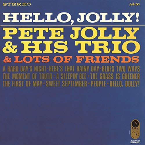 THE PETE JOLLY TRIO PETE JOLLY & HIS TRIO - Hello Jolly! - Disque CD
