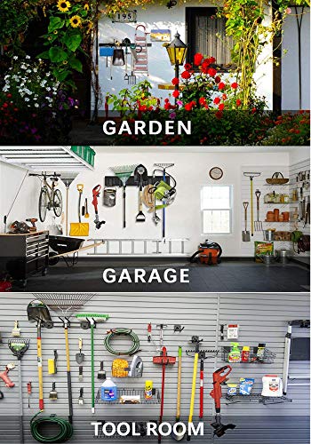 String Trimmer Hanger Bracket, Garden Lawn Trimmer Wall Mount, Falezern 1 Pcs Heavy Duty Weed Eater Rack For Garage. Garden Tool Organizer And Storage Hooks For Garage Trimmer, Garden Wall, Tool Room. #TOP5