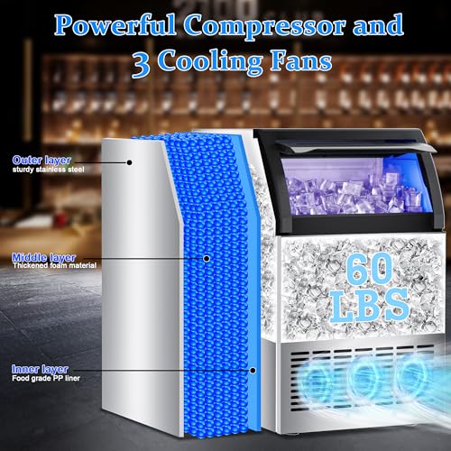 Commercial ice maker machine