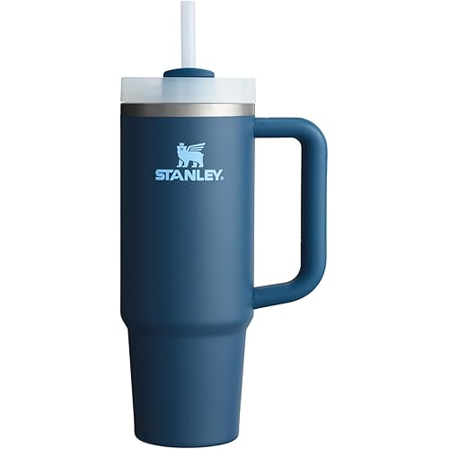 STANLEY Quencher H2.0 Tumbler with Handle and Straw 30 oz | Flowstate 3-Position Lid | Cup Holder Compatible for Travel | Insulated Stainless Steel Cup | BPA-Free | Stargaze