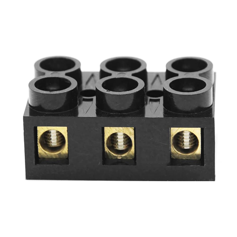 5 PCS Morsettiera elettrica Morsettiera Connettore Filo 500V 60A per collegamenti di Cablaggio Domestico Commerciale
