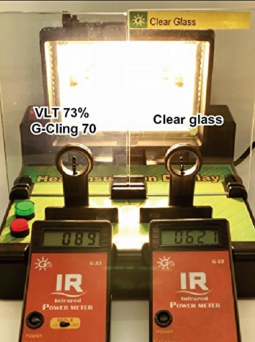 G Greenfilm Static Cling Window Tint 70% Easy Diy For Home And Residential, No Glue Window Film (36" X 212") #TOP4