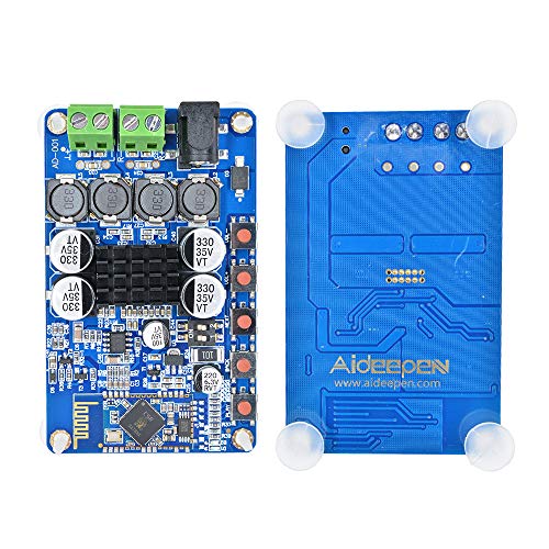Aideepen 50W + 50W TDA7492P 2x50 Watt Dual Channel Amplifier Wireless Digital Bluetooth 4.0 Audio Receiver Amplifier Board (Blue) - Thumbnail 6