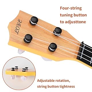 Jouets pour Enfants, Instruments Musique Classiques Guitare pour Enfants avec 4 Cordes Réglables et Médiator, Jouets… - Les Beatles, Paul McCartney, John Lennon, RIngo Starr, George Harrison Jouets pour Enfants, Instruments Musique Classiques Guitare pour Enfants avec 4 Cordes Réglables et Médiator, Jouets… – Image 5
