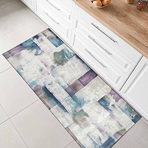 Alfombra pasillo cocina antideslizante moderna lavable hogar 3
