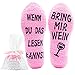 Jeasona Kuschelsocken Damen Flauschige Lustige Wenn Du Das Lesen Kannst Socken mit Motiv Wein Geschenke für Frauen