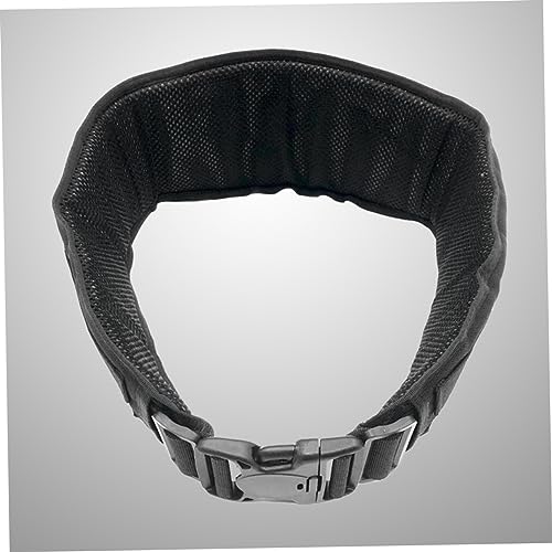 POPETPOP Belt Heavy Duty Nylon Utility Belt with Hook Loop Fastener for Men and Women Durable Design for and Civilian Use Black2