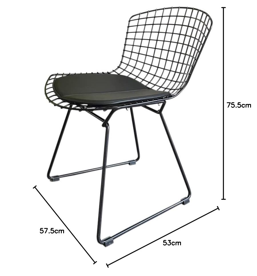 Amazon｜Wire Chair/ワイヤー チェア ハリー ベルトイア デザイナーズ 