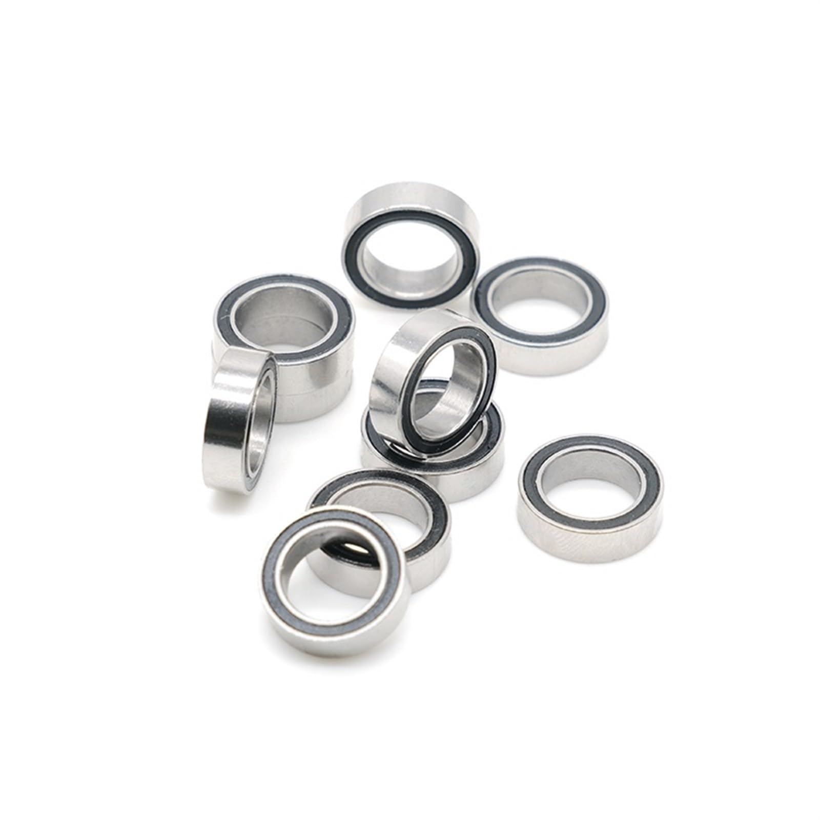 1Pcs MR128-2RS Bearing 8x12x3.5mm and 3Pcs MR115-2RS Bearing 5x11x4mm