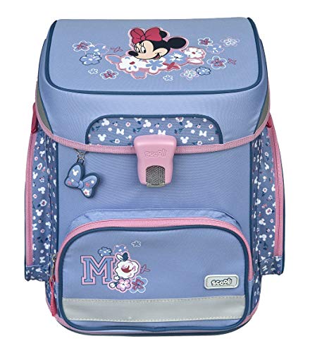 Mädchen Schulranzen-Set 10 tlg.Scooli Easy Fit Ranzen 1. Klasse Disney Minnie Mouse MITW8255 Schultaschen Komplett-Set… – Bild 3