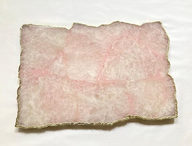 large pink agate cheese platter/tray/personalised momentos/sign boards