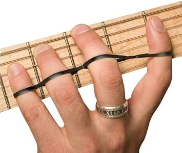 – Resistance Training Bands For Guitar Bass Banjo Piano Finger Speed System - Premium Set of 3 Hand Strengthener Accessories