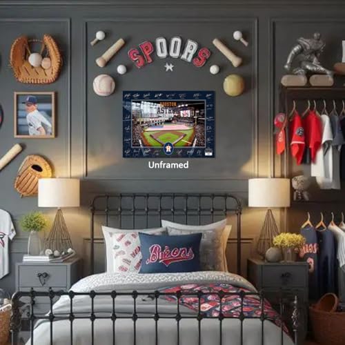 Poster Astros de baseball pour relooker une chambre de garçon vide - 5