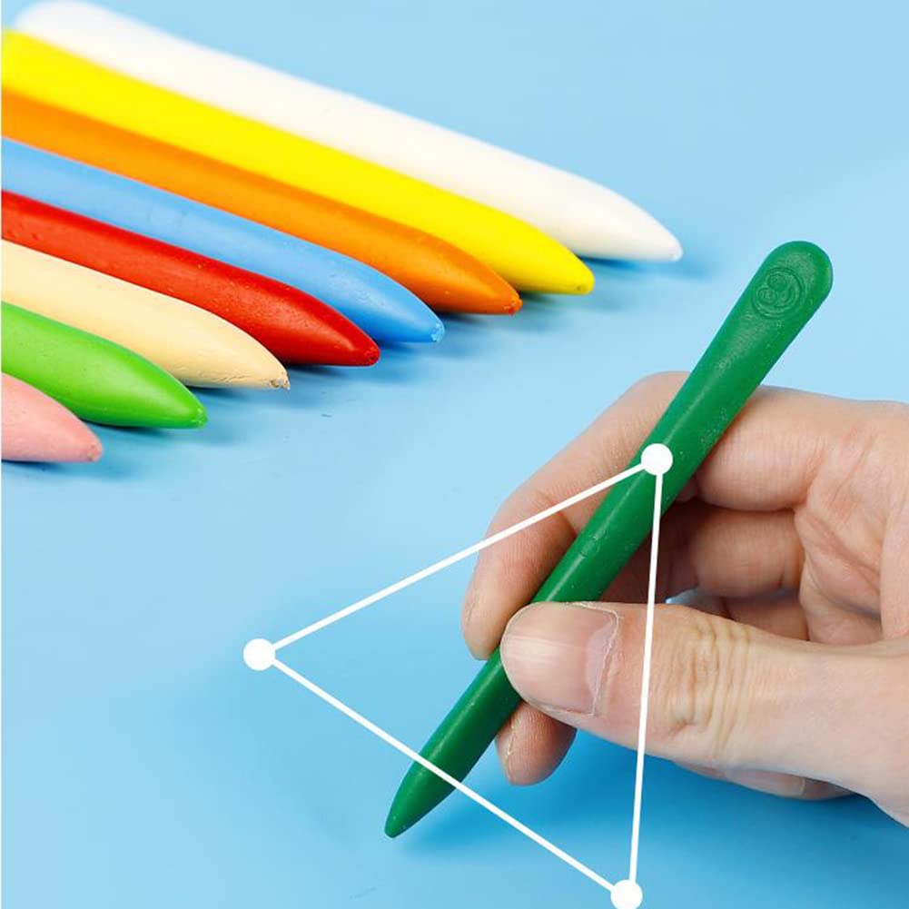 ASFD Drawing pens Children's Plastic Crayons 36-Color Kindergarten Washable 12-Color Crayons 24-Color Painting Brushes do Not Dirty Hands Colour pens