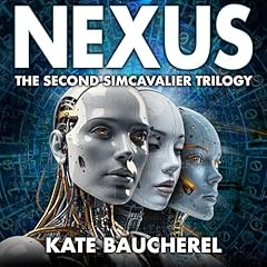 Diseño de la portada del título Nexus: The Second SimCavalier Trilogy