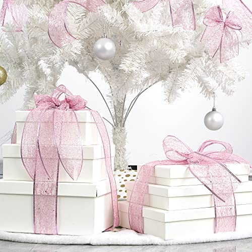 Cinta de malla de alambre rosa ideal para crear lazos perfectos que no se deforman 7