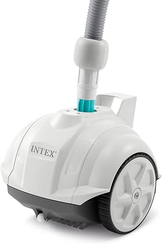 INTEX 28007E ZX50 Aspiradora automática sobre el suelo con succión para piscinas más pequeñas, limpia el suelo de la piscina, elimina los desechos,