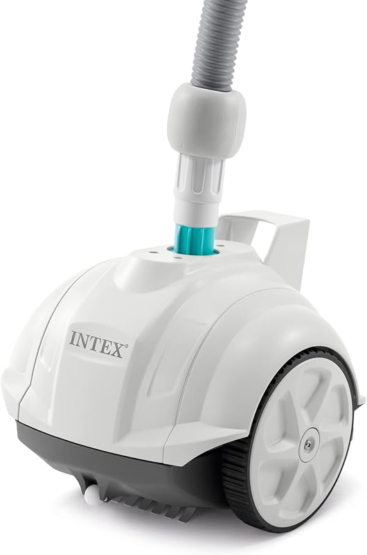 INTEX 28007E ZX50 Suction-Side Above Ground Automatic Pool Cleaner: for Smaller Pools – Cleans Pool Floor – Removes Debris – Removable Filter Tray – 21ft Tangle Free Hose