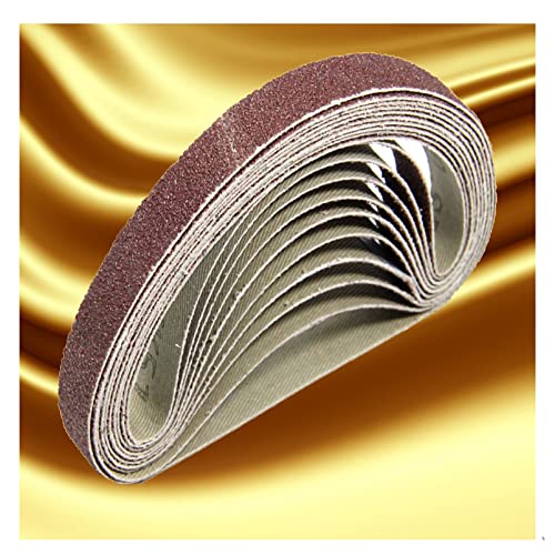 belt sander sanding belts 10pcs Aluminium Oxide Grinding Sanding Belts 3x21inch Polishing Sharpening Thick Fine Abrasive Grinder Sand belts 533*75MM Aluminum Oxide Automotive Metal Wood 40/1000 Grits