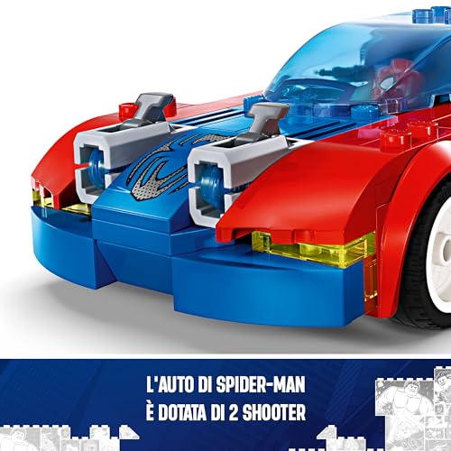 | Marvel Auto da Corsa di Spider-Man e Venom Goblin, Gioco di Ruolo per Bambini e Bambine da 7 Anni con Macchina Giocattolo da Costruire, Aliante, Skateboard e Minifigure dei Supereroi 76279 - Lego - Immagine 4