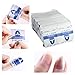 Produktbild dealglad® 200 Stück Nail Art Soak off Acryl Nagellack UV-Gel Foil Remover Wraps Pads Tücher von