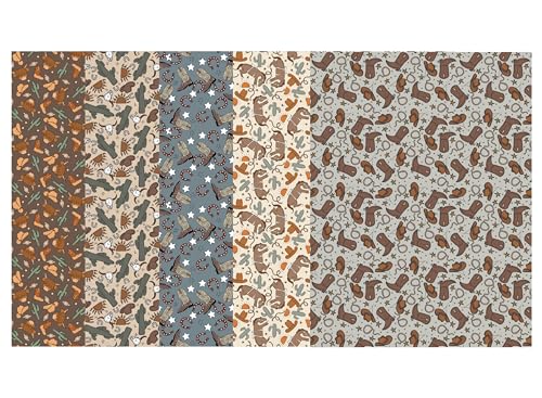 Glucomart Medical Tape for Nasogastric or Oxygen Tube (5 Count) – Maximum Strength Tube Tape, Waterproof & Hypoallergenic (Cowboy Variety Pack) (Tube Tape)