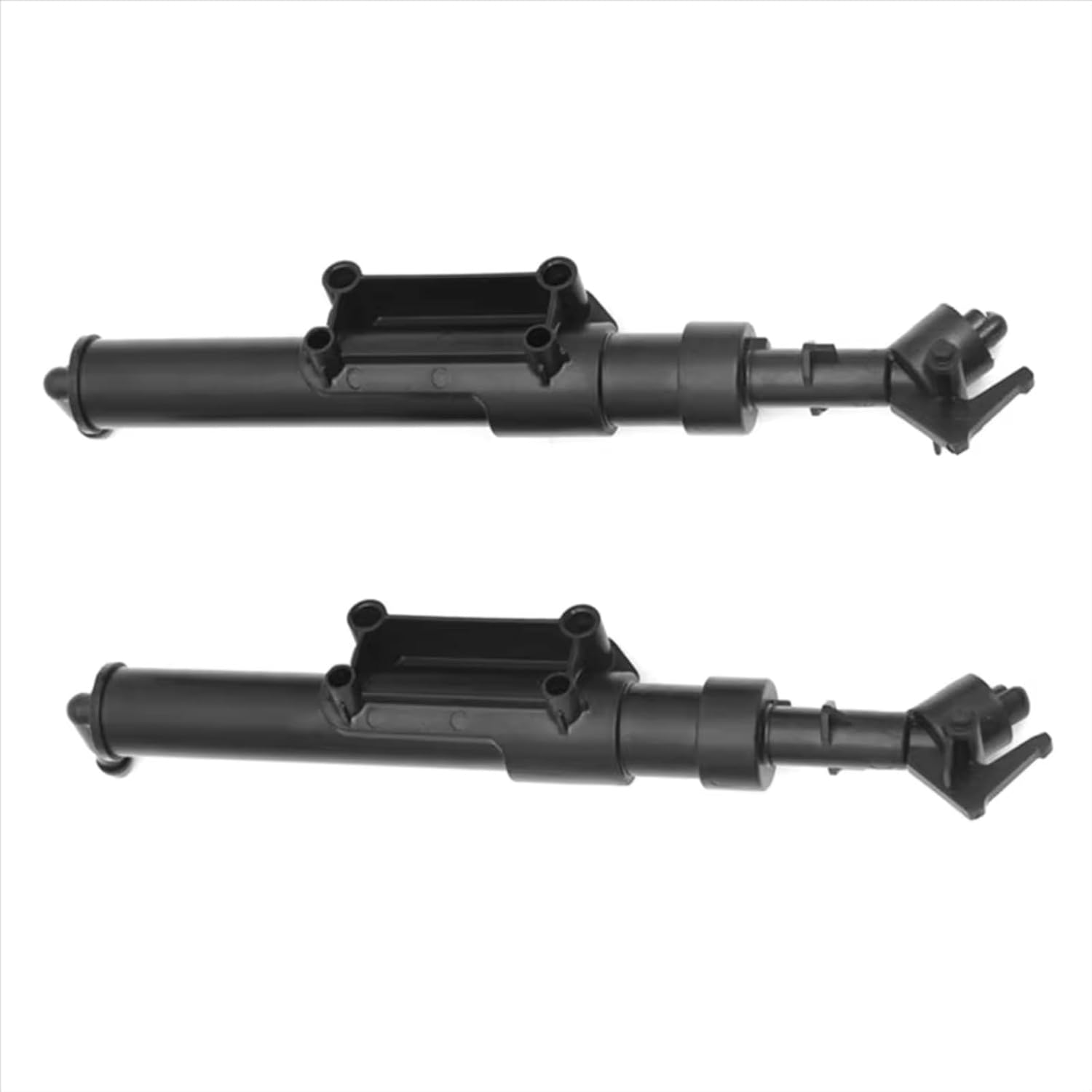 Car Bumper Headlamp Washer Nozzle Cover for Volvo XC60 2009-2013 Black Headlight Washer Nozzle Actuator Pump Head Light Lamp Cleaning Water Spray 31294406 31294407