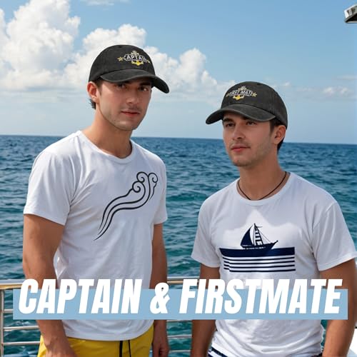 Image of Captain Hat for Men Women,Cool Boat Gifts for Boat Owners,Boating Gifts Accessories for Dad